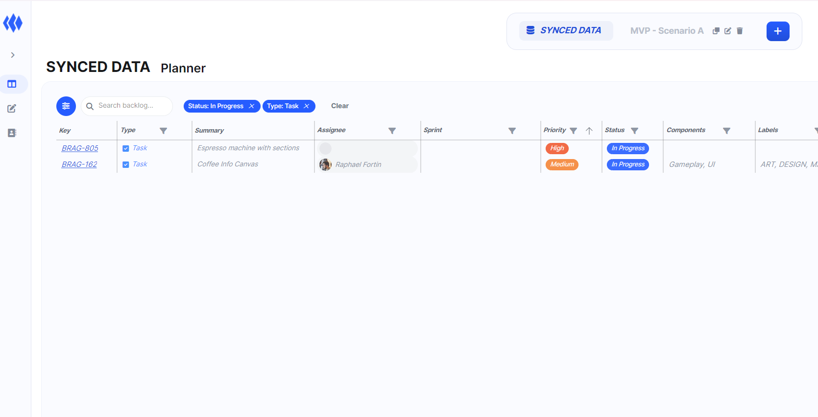 Filter through the backlog